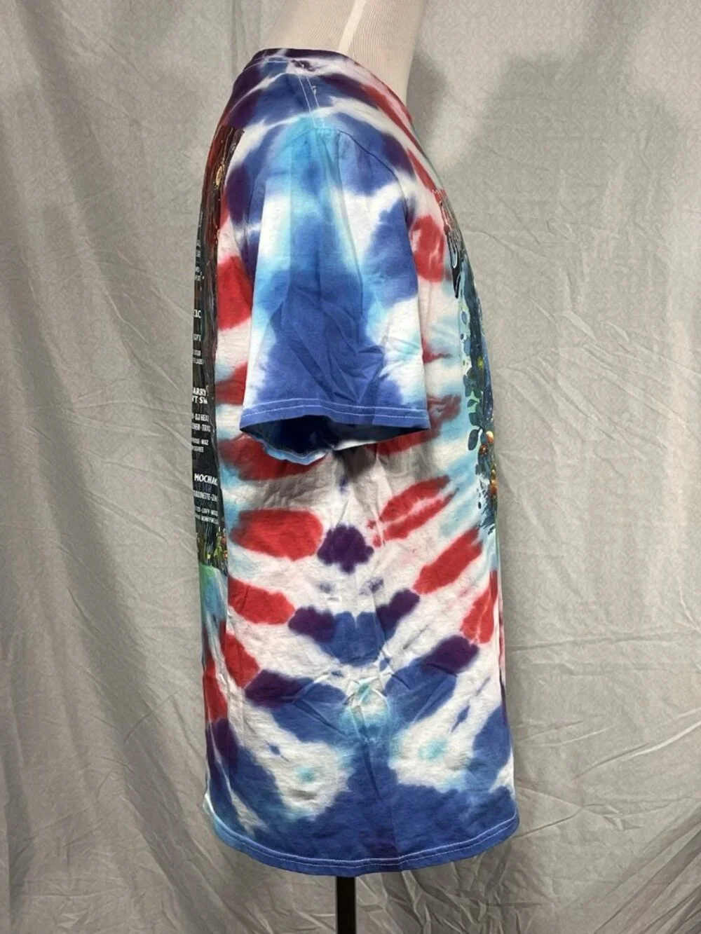 Electric Forest 2025 Tie Dye T Shirt XL Festival Lineup Rothbury MI Jerzees - Picture 3 of 9